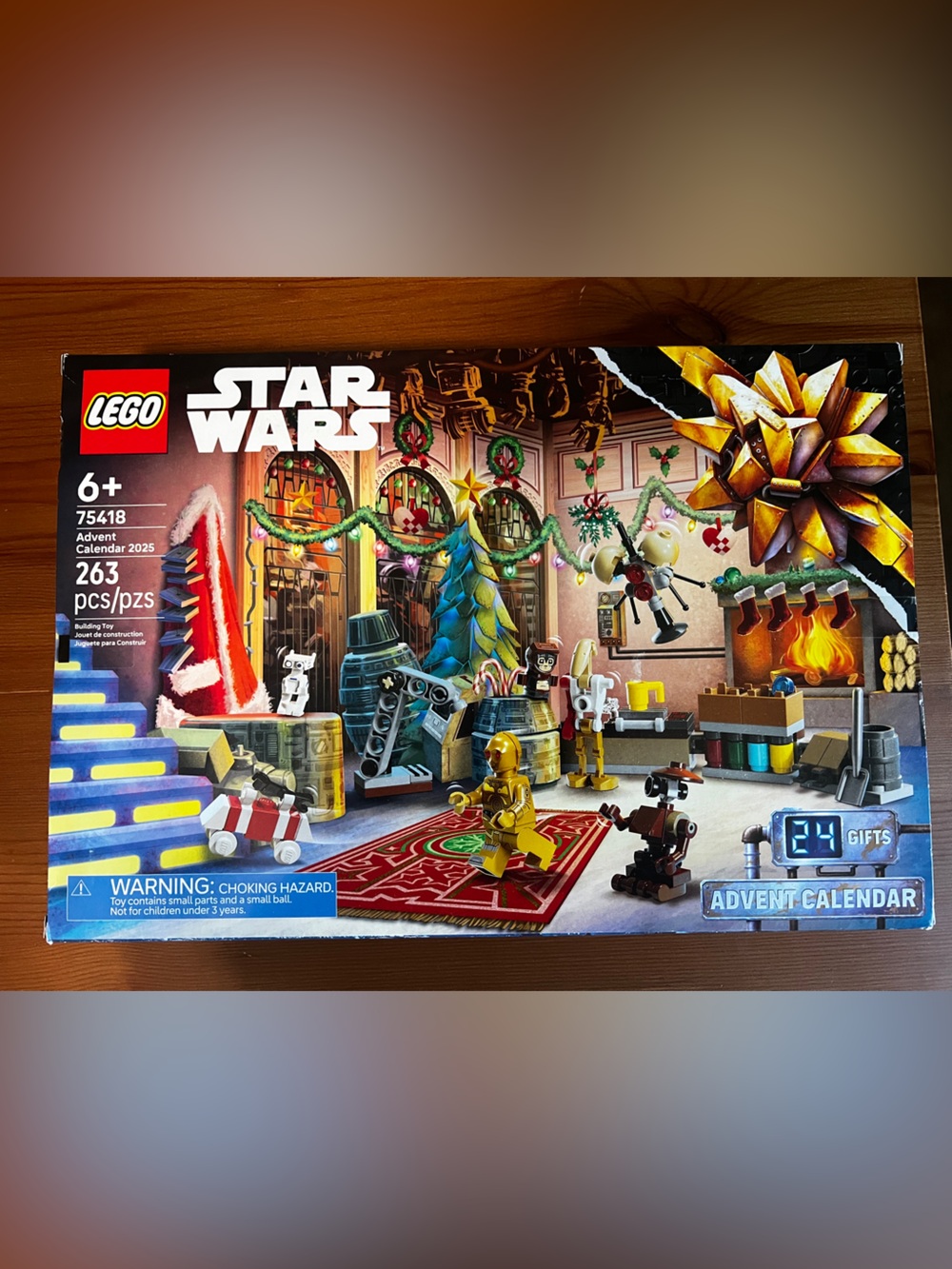 LEGO Star Wars Holiday Advent Calendar - Blue, Gold, Red, Green